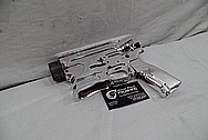 Aluminum Cobalt Kinetics AR - 15 Gun / Rifle Upper, Lower, Hand Grip and Trigger Guard AFTER Chrome-Like Metal Polishing and Buffing Services / Restoration Service