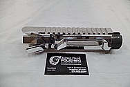 Aluminum Cobalt Kinetics AR - 15 Gun / Rifle Upper, Lower, Hand Grip and Trigger Guard AFTER Chrome-Like Metal Polishing and Buffing Services / Restoration Service