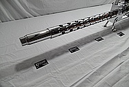 World War II Machine Gun Parts / Barrle AFTER Chrome-Like Metal Polishing and Buffing Services / Restoration Service