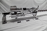 World War II Machine Gun Parts / Barrle AFTER Chrome-Like Metal Polishing and Buffing Services / Restoration Service