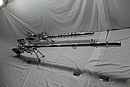 World War II Machine Gun Parts / Barrel AFTER Chrome-Like Metal Polishing and Buffing Services / Restoration Service