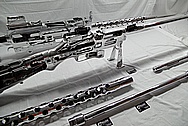 World War II Machine Gun Parts / Barrel AFTER Chrome-Like Metal Polishing and Buffing Services / Restoration Service