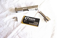 Desert Eagle Stainless Steel Semi Automatic Gun Piece AFTER Chrome-Like Metal Polishing and Buffing Services