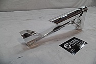 Cobalt Kinetics Aluminum AR-15 Gun Parts AFTER Chrome-Like Metal Polishing and Buffing Services / Restoration Service