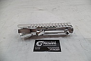 Cobalt Kinetics Aluminum AR-15 Gun Parts AFTER Chrome-Like Metal Polishing and Buffing Services / Restoration Service