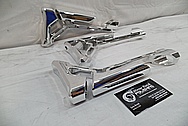 Cobalt Kinetics Aluminum AR-15 Gun Parts AFTER Chrome-Like Metal Polishing and Buffing Services / Restoration Service