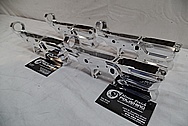 Cobalt Kinetics Aluminum AR-15 Gun Parts AFTER Chrome-Like Metal Polishing and Buffing Services / Restoration Service