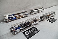 Cobalt Kinetics Aluminum AR-15 Gun Parts AFTER Chrome-Like Metal Polishing and Buffing Services / Restoration Service