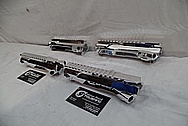 Cobalt Kinetics Aluminum AR-15 Gun Parts AFTER Chrome-Like Metal Polishing and Buffing Services / Restoration Service