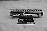 Aluminum AR-15 Gun Parts AFTER Chrome-Like Metal Polishing and Buffing Services / Restoration Service