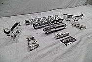 Aluminum AR-15 Gun Parts AFTER Chrome-Like Metal Polishing and Buffing Services / Restoration Service