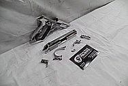 Carl Walther Modell PPK/S 9mm Kirz/.380ACP Interarms Stainless Steel Semi-Automatic Gun / Pistol AFTER Chrome-Like Metal Polishing and Buffing Services / Restoration Services