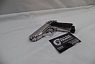 Carl Walther Modell PPK/S 9mm Kirz/.380ACP Interarms Stainless Steel Semi-Automatic Gun / Pistol AFTER Chrome-Like Metal Polishing and Buffing Services / Restoration Services