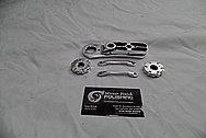 Aluminum Gun Parts AFTER Chrome-Like Metal Polishing and Buffing Services / Restoration Services