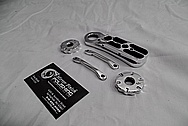 Aluminum Gun Parts AFTER Chrome-Like Metal Polishing and Buffing Services / Restoration Services