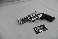 S&W / Smith & Wesson Model 500 Stainless Steel Revolver / Gun AFTER Chrome-Like Metal Polishing and Buffing Services / Restoration Services 
