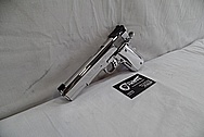 Colt Gold Cup Trophy .45 Auto Stainless Steel Gun / Pistol AFTER Chrome-Like Metal Polishing - Stainless Steel Polishing