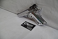 Colt Gold Cup Trophy .45 Auto Stainless Steel Gun / Pistol AFTER Chrome-Like Metal Polishing - Stainless Steel Polishing