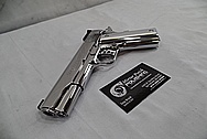 Colt Gold Cup Trophy .45 Auto Stainless Steel Gun / Pistol AFTER Chrome-Like Metal Polishing - Stainless Steel Polishing