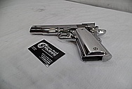 Colt Gold Cup Trophy .45 Auto Stainless Steel Gun / Pistol AFTER Chrome-Like Metal Polishing - Stainless Steel Polishing