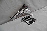 Colt Gold Cup Trophy .45 Auto Stainless Steel Gun / Pistol AFTER Chrome-Like Metal Polishing - Stainless Steel Polishing