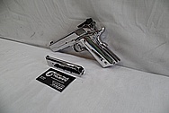 Colt Gold Cup Trophy .45 Auto Stainless Steel Gun / Pistol AFTER Chrome-Like Metal Polishing - Stainless Steel Polishing