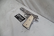 S&W Springfield 1911 Stainless Steel Gun / Pistol AFTER Chrome-Like Metal Polishing - Stainless Steel Polishing