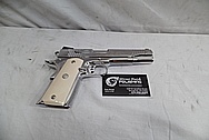 S&W Springfield 1911 Stainless Steel Gun / Pistol AFTER Chrome-Like Metal Polishing - Stainless Steel Polishing