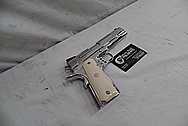 S&W Springfield 1911 Stainless Steel Gun / Pistol AFTER Chrome-Like Metal Polishing - Stainless Steel Polishing