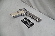 S&W Springfield 1911 Stainless Steel Gun / Pistol AFTER Chrome-Like Metal Polishing - Stainless Steel Polishing