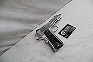 Colt Commander .45 Auto 1911 Stainless Steel Gun / Pistol AFTER Chrome-Like Metal Polishing - Stainless Steel Polishing