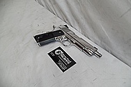 Colt Commander .45 Auto 1911 Stainless Steel Gun / Pistol AFTER Chrome-Like Metal Polishing - Stainless Steel Polishing