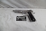 Colt Commander .45 Auto 1911 Stainless Steel Gun / Pistol AFTER Chrome-Like Metal Polishing - Stainless Steel Polishing