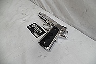 Colt Commander .45 Auto 1911 Stainless Steel Gun / Pistol AFTER Chrome-Like Metal Polishing - Stainless Steel Polishing