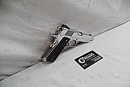 Colt Commander .45 Auto 1911 Stainless Steel Gun / Pistol AFTER Chrome-Like Metal Polishing - Stainless Steel Polishing