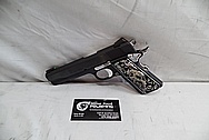 Colt Government Model .45 Auto 1911 Stainless Steel Gun / Pistol AFTER Chrome-Like Metal Polishing - Stainless Steel Polishing