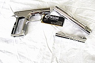 Witness 1 Stainless Steel Gun Slide, Frame and Barrel AFTER Chrome-Like Metal Polishing and Buffing Services