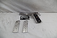 Springfield Armory 1911 9MM Stainless Steel Gun / Pistol AFTER Chrome-Like Metal Polishing - Stainless Steel Polishing