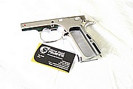 Witness 1 Stainless Steel Gun Slide, Frame and Barrel AFTER Chrome-Like Metal Polishing and Buffing Services