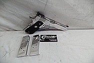 Colt Gold Cup Trophy .45 Auto 1911 Stainless Steel Gun / Pistol AFTER Chrome-Like Metal Polishing - Stainless Steel Polishing