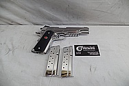 Colt Government Model Delta Elite .45 Auto 1911 Frame Stainless Steel Gun / Pistol AFTER Chrome-Like Metal Polishing - Stainless Steel Polishing