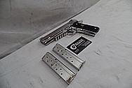 Colt Government Model Delta Elite .45 Auto 1911 Frame Stainless Steel Gun / Pistol AFTER Chrome-Like Metal Polishing - Stainless Steel Polishing