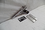 Colt Engraved .45 Auto 1911 Frame Stainless Steel Gun / Pistol AFTER Chrome-Like Metal Polishing - Stainless Steel Polishing