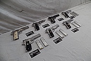 1911 Frame Stainless Steel Guns / Pistols AFTER Chrome-Like Metal Polishing - Stainless Steel Polishing