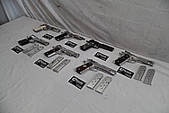 1911 Frame Stainless Steel Guns / Pistols AFTER Chrome-Like Metal Polishing - Stainless Steel Polishing