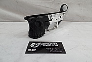 AR-15 Lower Gun Frame AFTER Chrome-Like Metal Polishing - Stainless Steel Polishing