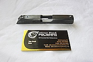 Ruger LCP Stainless Steel Slide BEFORE Chrome-Like Metal Polishing and Buffing Services