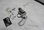 Stainless Steel Smith & Wesson S&W Model 66 Revolver Handgun BEFORE Chrome-Like Metal Polishing and Buffing Services / Restoration Services