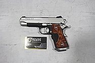 Sig Sauer C3 Grip Laser 1911 .45 Auto Stainless Steel / Aluminum Frame Gun Parts BEFORE Chrome-Like Metal Polishing and Buffing Services / Restoration Services 