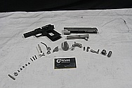 Sig Sauer C3 Grip Laser 1911 .45 Auto Stainless Steel / Aluminum Frame Gun Parts BEFORE Chrome-Like Metal Polishing and Buffing Services / Restoration Services 